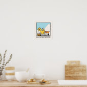 Poster Rue Sésame | Big Bird Relax Refresh Recharge (Cuisine)