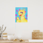 Poster Rue Sésame | Big Bird Waving (Cuisine)