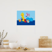 Poster Rue Sésame | Coloré Sesame Street Pals (Cuisine)