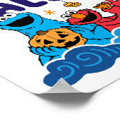 Poster Rue Sésame | Compte à rebours pour Halloween (Coin)