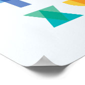 Poster Rue Sésame | Elmo Alphabet (Coin)