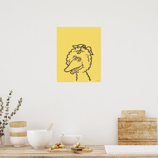 Poster Rue Sésame | Oiseaux (Cuisine)