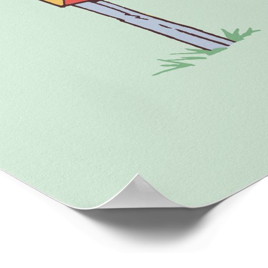 Poster Rue Sésame | Oscar the Grouch Move Your Can (Coin)