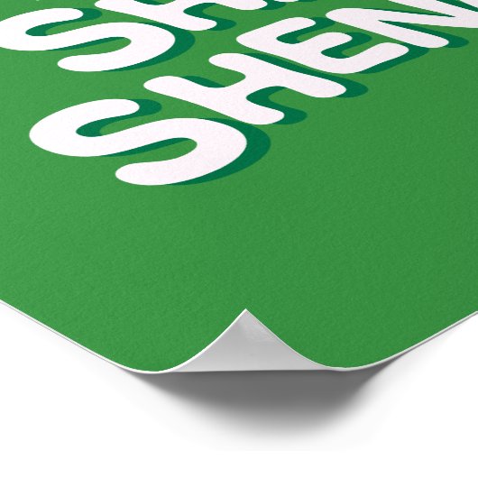 Poster Rue Sésame | Shenanigans shamrocks ! (Coin)