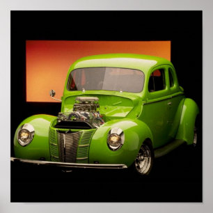 Poster Rue vintage Rod