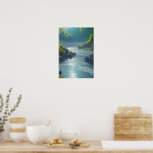 Poster Ruée de la rivière Forêt (Cuisine)