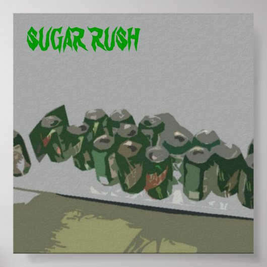 Poster Ruée sucre (Devant)