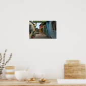 Poster Ruelle colorée de Guayaquil (Cuisine)