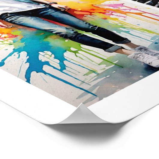 Poster Rues De Couleur (Coin)