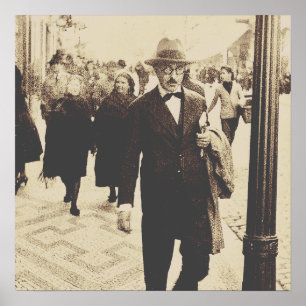 Poster Rues de Lisbonne (Fernando Pessoa)