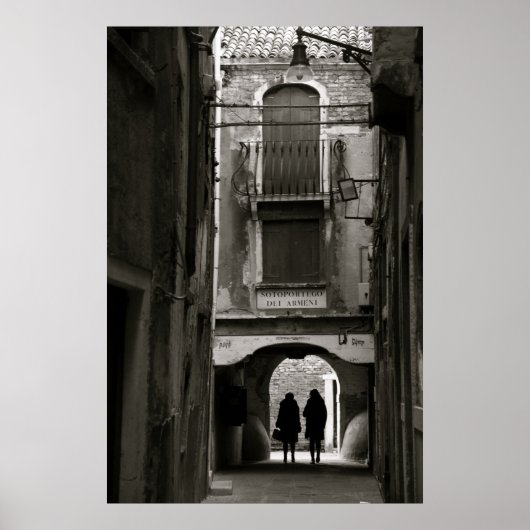 Poster Rues de Venise II (Devant)