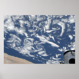 Poster Rues de vortex de nuage outre de la côte