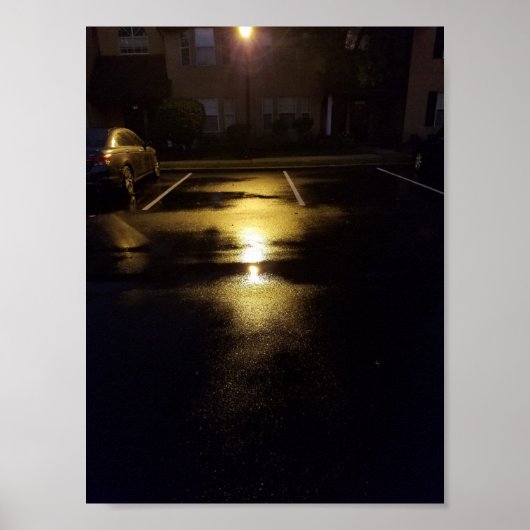 Poster Rues humides et feux de rue (Devant)