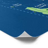 Poster Rues immergées de San Francisco 24x24 200' (Coin)