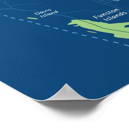 Poster Rues immergées de San Francisco 24x24 200' (Coin)