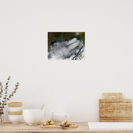 Poster Rues nuageuses dans le golfe du Mexique (Cuisine)