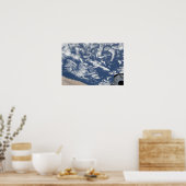 Poster Rues nuageuses vortex au large de la côte (Cuisine)