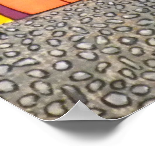 Poster Rues pavées de Sardaigne (Coin)