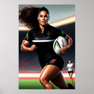 Poster Rugby à XV féminin
