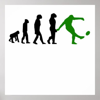 Poster Rugby Kick Evolution (Vert)