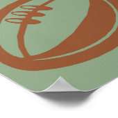 Poster Rugby Pop Art (Coin)