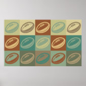 Poster Rugby Pop Art (Devant)