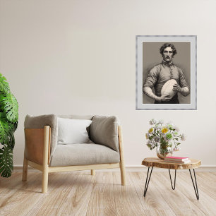 Poster Rugby - Un Jeu Pour Hommes - Art Print