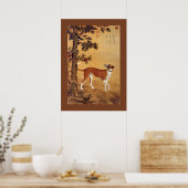 Poster Ruhuangbao 茹 黄 豹 ~ Greyhound ~ Giuseppe Castiglion (Cuisine)