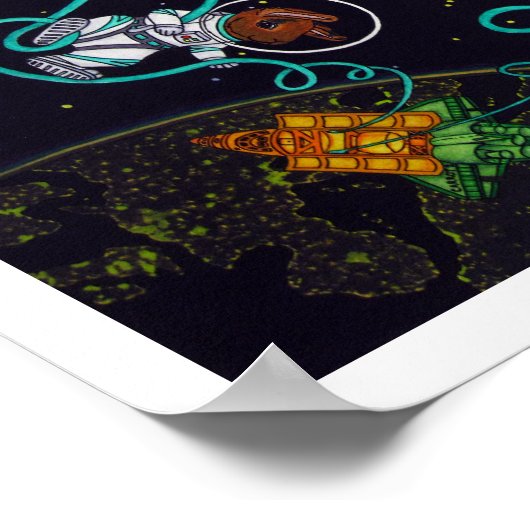 Poster ruimtebundels afdrukken (Hoek)