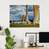Poster Ruines antiques à Athènes Grèce (Bureau à domicile)