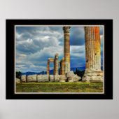 Poster Ruines antiques à Athènes Grèce (Devant)