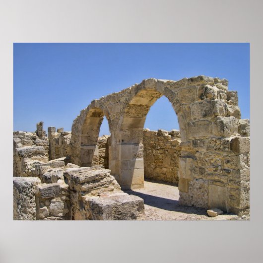 Poster Ruines antiques à Chypre (Devant)
