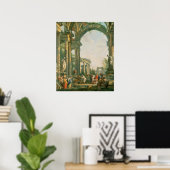 Poster Ruines classiques, 18ème siècle (Bureau à domicile)