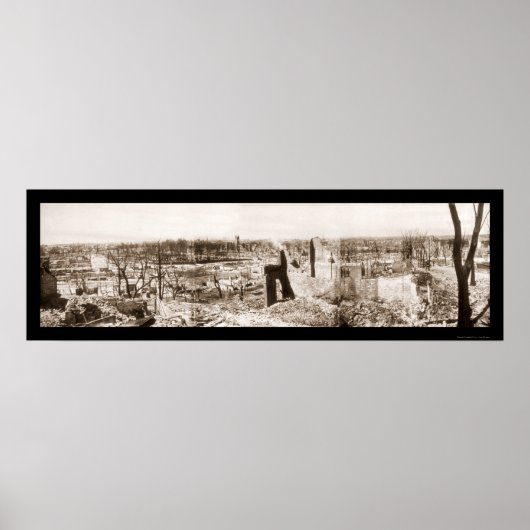 Poster Ruines dans la Masse de Chelsea Photo 1908 (Devant)