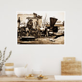 Poster Ruines de Richmond et Petersburg, Richmond, VA 186 (Cuisine)