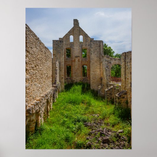 Poster Ruines des pièces vides (Devant)