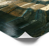 Poster Ruines des temples grecs antiques (Coin)