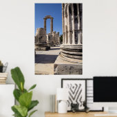 Poster Ruines des temples grecs antiques (Bureau à domicile)