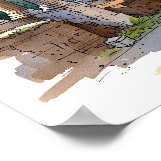 Poster Ruines du Forum romain (Coin)