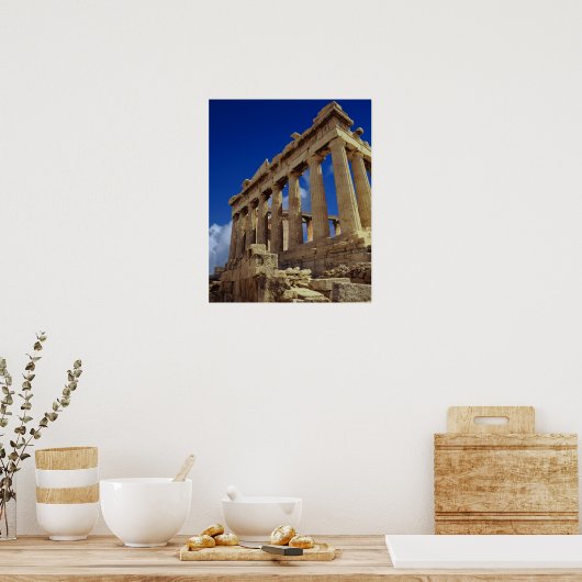 Poster Ruines grecques, Acropole, Grèce (Cuisine)