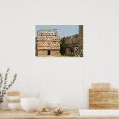 Poster Ruines mayas de Chichen Itza, "La Nunnery" (Cuisine)
