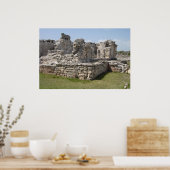 Poster Ruines mayas, Tulum, Mexique (Cuisine)