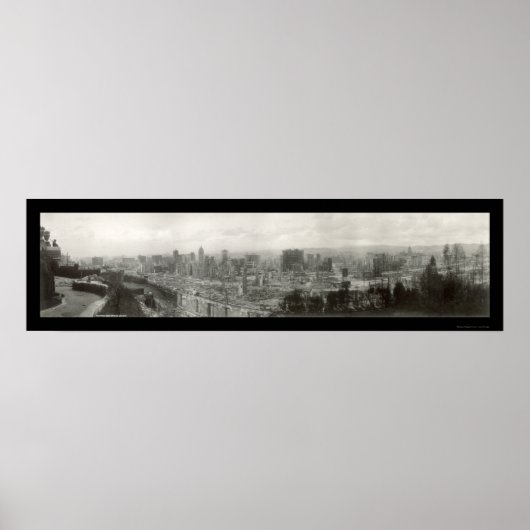 Poster Ruines sismiques SF Photo 1906 (Devant)