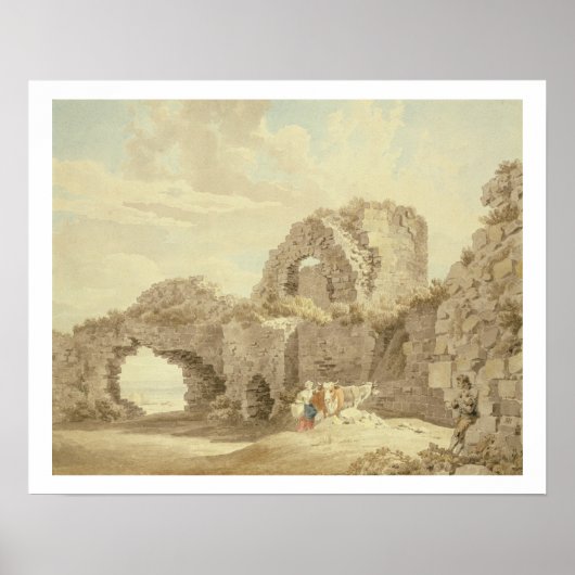 Poster Ruins de Pevensey Castle (Devant)