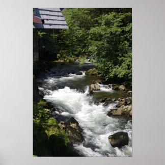 Poster Ruisseau à Creek Street - Ketchikan, Alaska