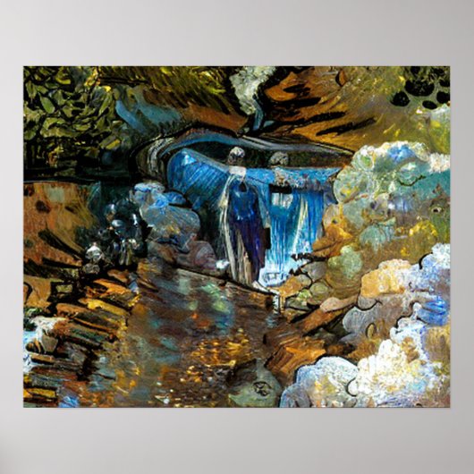 POSTER RUISSEAU CASCADE (Devant)