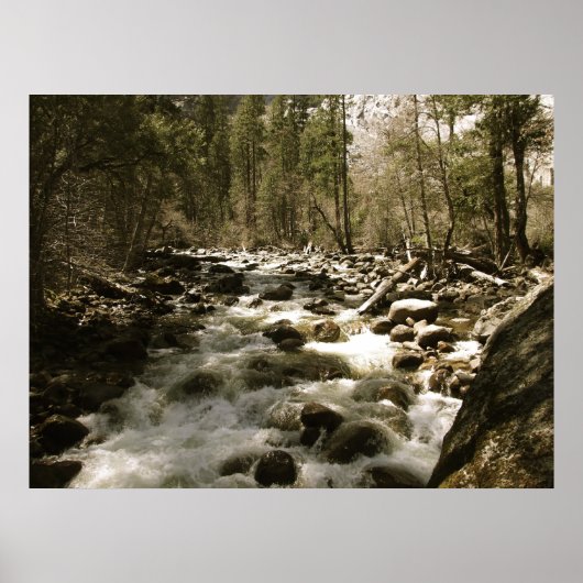 Poster Ruisseau Rushing (Devant)