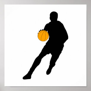 Poster Ruissellement de silhouette