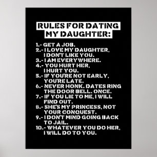 Poster Rules for dating my daughter
