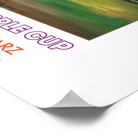 Poster Rum pour la coupe d'ananas (Coin)